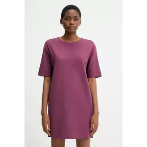 United Colors of Benetton rochie culoarea violet, mini, drept, 47CKDV0BW imagine