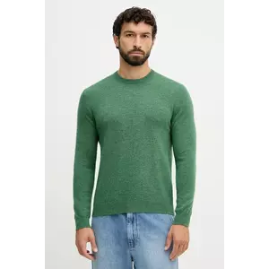 United Colors of Benetton pulover de lână culoarea maro, light, 1002U1G34 imagine