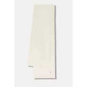 United Colors of Benetton eșarfă cu lână culoarea bej, uni, 122HDU01O imagine