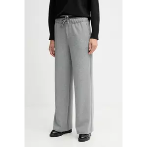 United Colors of Benetton pantaloni de trening culoarea gri, melanj, 3QAFDF01D imagine