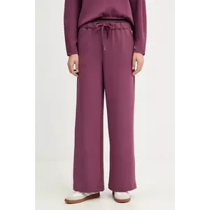 United Colors of Benetton pantaloni de trening culoarea violet, melanj, 3QAFDF01D imagine