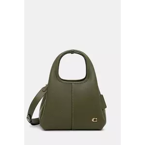 Coach poșetă de piele culoarea bej, CM545 imagine