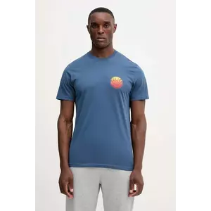 Rip Curl tricou PASSAGE culoarea alb, cu imprimeu, 0JIMTE imagine