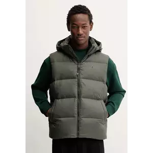 Tommy Jeans vestă de puf culoarea negru, de iarnă, DM0DM20465 imagine