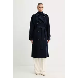 MAX&Co. palton de lână culoarea bleumarin, 2526016013200 imagine