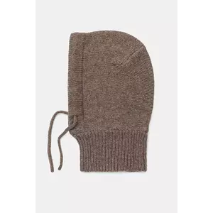 Eisbar cagulă umplută cu lână Mathilde Hood culoarea maro, E31003 imagine