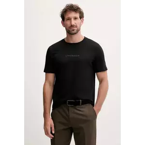 Lindbergh tricou din bumbac culoarea negru, cu imprimeu, 30.400200B imagine