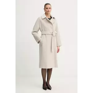Marella palton de lână culoarea bej, 2523016142200 imagine