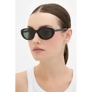 Saint Laurent ochelari de soare culoarea maro, SL M154 imagine