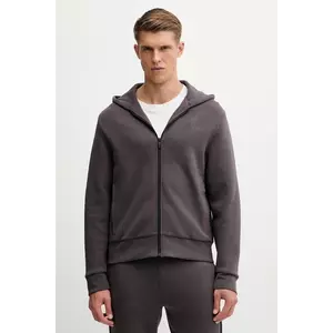 On hanorac de antrenament Focus Tech culoarea violet, cu glugă, uni, 1MF30300569 imagine