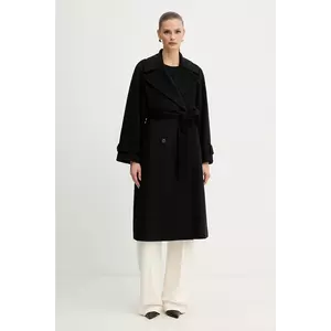 Marella palton de lână culoarea negru, 2523016071200 imagine