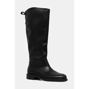 Vagabond Shoemakers ghete de piele FREYA culoarea negru, cu toc plat, 6006-001-20 imagine