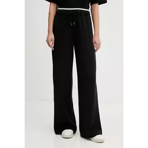 United Colors of Benetton pantaloni de trening culoarea negru, melanj, 3QAFDF01D imagine