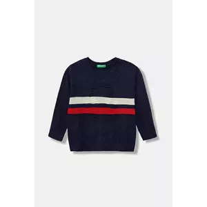 United Colors of Benetton pulover pentru copii din amestec de lână culoarea bleumarin, light, 1041H102X imagine