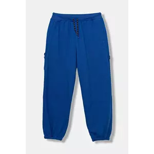 United Colors of Benetton pantaloni de trening din bumbac pentru copii uni, 3J68CF06L imagine