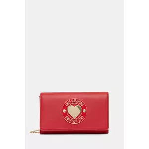 Love Moschino poșetă culoarea roșu, JC4368PP0NKG0500 imagine