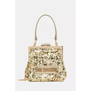 Love Moschino poșetă culoarea auriu, JC4146PP0NKK190B imagine