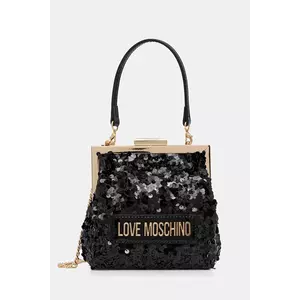 Love Moschino poșetă culoarea negru, JC4146PP0NKK100A imagine