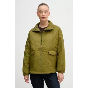 United Colors of Benetton geacă culoarea verde, de tranziție, oversize, 2YRYDN080 imagine