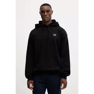 Rip Curl hanorac de bumbac AOTS culoarea negru, cu glugă, cu imprimeu, 099MFL imagine