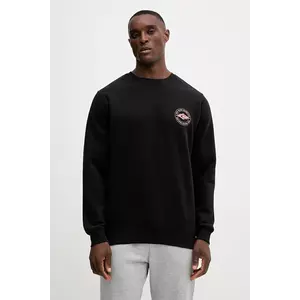 Rip Curl bluză STAPLE culoarea negru, cu imprimeu, 08WMFL imagine