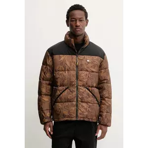 Tommy Jeans geacă culoarea maro, de iarnă, oversize, DM0DM22037 imagine