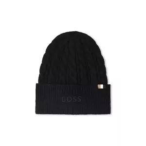 BOSS căciulă copii culoarea negru, J52624 imagine