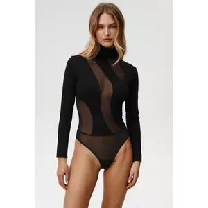 Undress Code body Thong culoarea negru, uni, 986 imagine