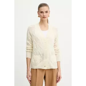 Ermanno Scervino LIFE cardigan din lână culoarea bej, light, D474N500DGE imagine