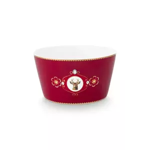 Pip Studio castron Love Birds Medallion 15 cm culoarea roșu imagine