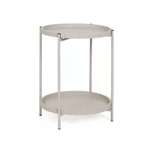 Bizzotto masă pliantă cu tavă Herdys 42 x 52 cm culoarea bej imagine