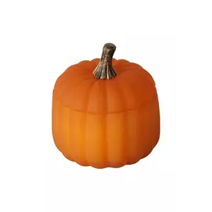 Boltze lumânare decorativă Pumpkin 12 x 11, 5 cm culoarea portocaliu imagine
