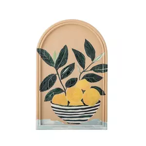 Bloomingville decorarea peretelui în cadru Limone 33 x 51 x 2 cm imagine