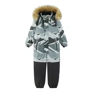 Reima salopetă copii Kipina culoarea gri, 5100040C imagine