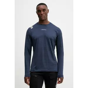 LA Sportiva longsleeve sport Tour culoarea bleumarin, cu imprimeu, ZASL017 imagine