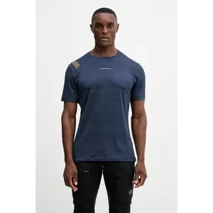 LA Sportiva tricou sport Sunfire culoarea bleumarin, cu imprimeu, ZAST005 imagine