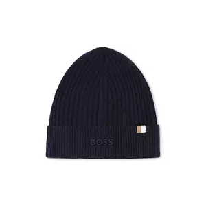 BOSS căciulă din lână pentru copii culoarea bleumarin, J52650 imagine