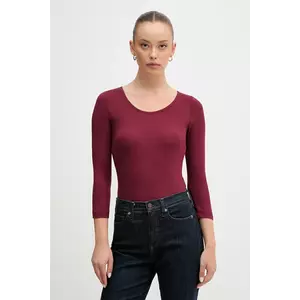 United Colors of Benetton body culoarea bordo, 3P2Y3B005 imagine