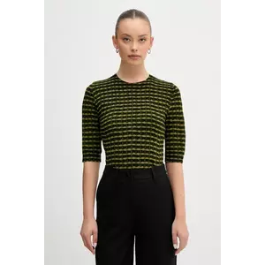 United Colors of Benetton pulover culoarea verde, light, 12F3D10EE imagine