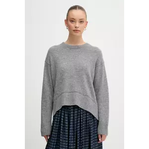 United Colors of Benetton pulover din amestec de lână culoarea gri, 1244D10BC imagine