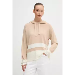 United Colors of Benetton pulover din amestec de lână culoarea bej, light, 102HE203V imagine