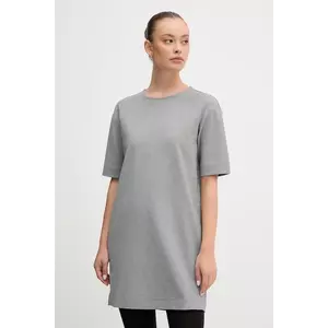 United Colors of Benetton rochie culoarea gri, mini, drept, 47CKDV0BW imagine