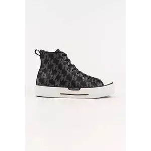 Karl Lagerfeld teniși de piele KAMPUS MAX MNS culoarea gri, KL50449 imagine