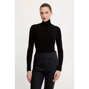 Fusalp pulover Ancelle culoarea negru, light, cu guler, O1110 imagine