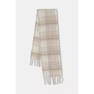 Napapijri eșarfă cu lână F-Penia culoarea bej, cu imprimeu, NP0A88WVN1J1 imagine