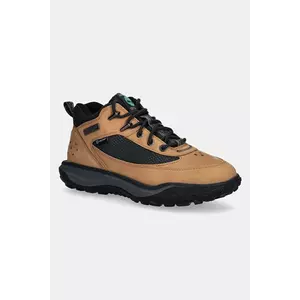 Timberland bocanci de piele Timbercush Motion 7 Mid culoarea maro, TB0A2NDCEM51 imagine