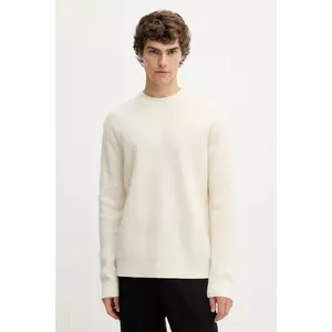 Les Deux pulover de lână Eddie culoarea bej, călduros, 1000471 imagine