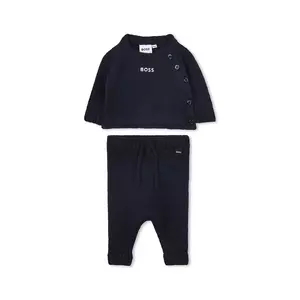 BOSS compleu bebe culoarea bleumarin, J52538 imagine