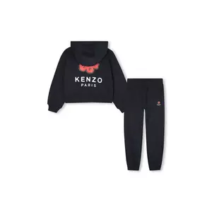Kenzo Kids trening de bumbac pentru copii culoarea bleumarin, K61503 imagine