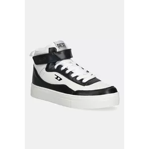 Diesel teniși din piele copii TRACKER-D S-TRACKER D SNEAKERS culoarea negru, BC1039 imagine
